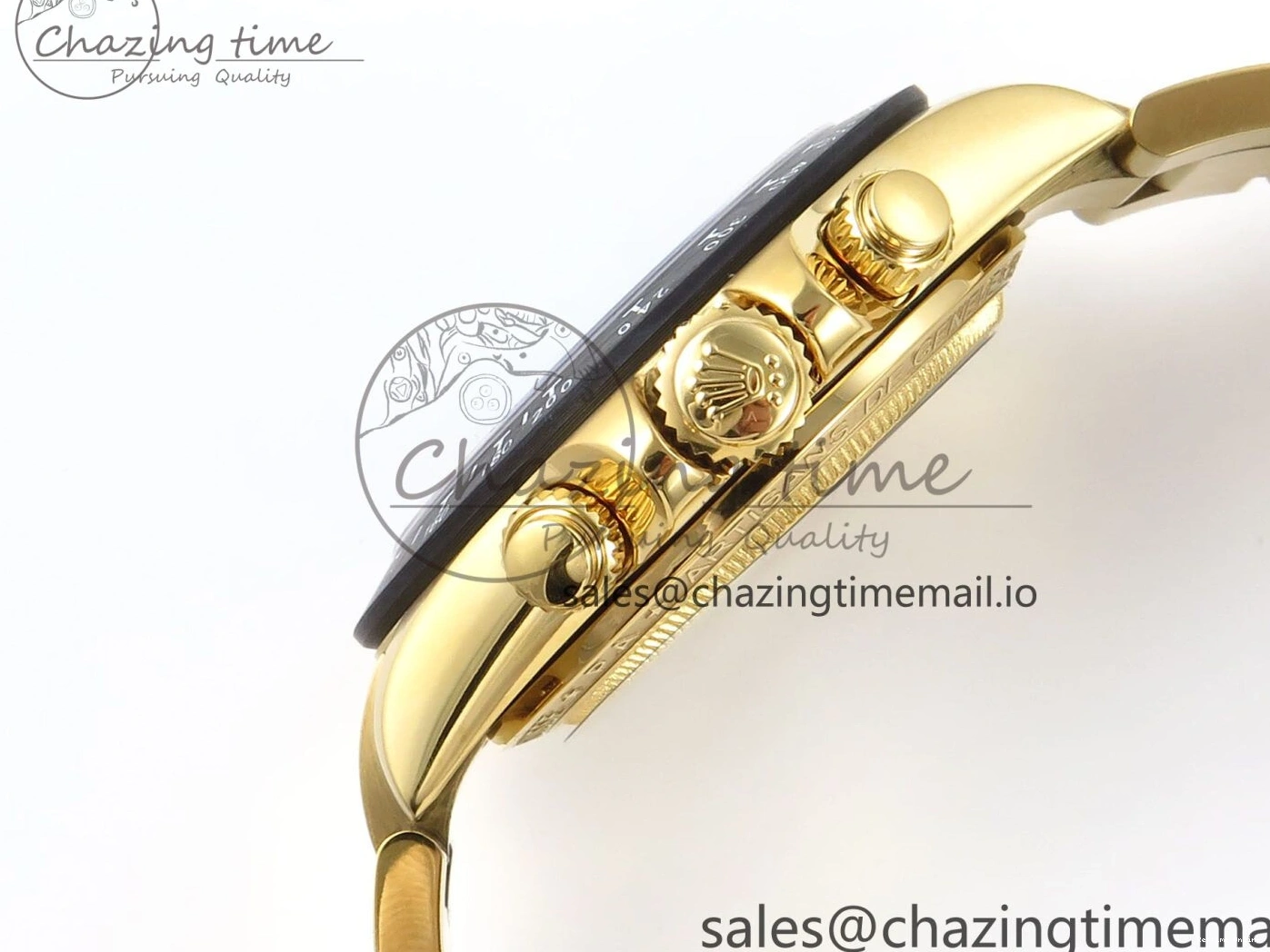 0409 Daytona Artisans Skeleton YG ADGF Best Edition Skeleton Dial on YG Oyster Bracelet SA FlexibleFit 754